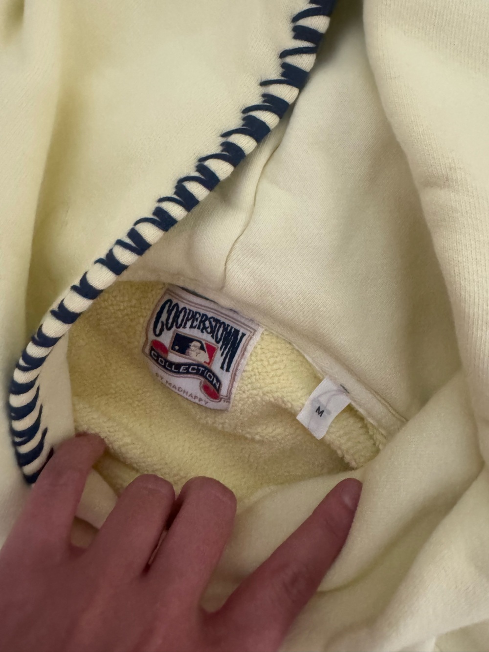 Madhappy Dodgers Yellow Hooded Sweatshirt - Picture 4 of 6